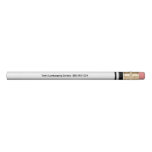 Small Business Advertising Custom Name And Number Pencil at Zazzle