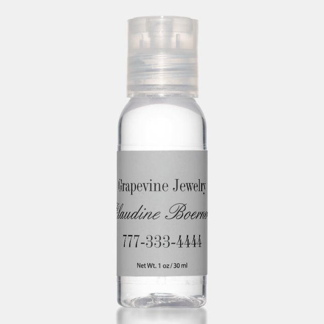 Small Business Artist Crafter Salon Hand Sanitizer (Front)
