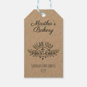 small business bakery vegan food price tag