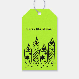 Small Business Candles Merry Christmas Gift Tags