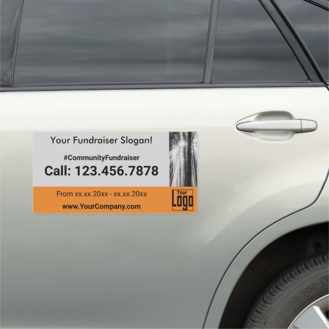 Small Business #CommunityFundraiser Car Magnet (In Situ)