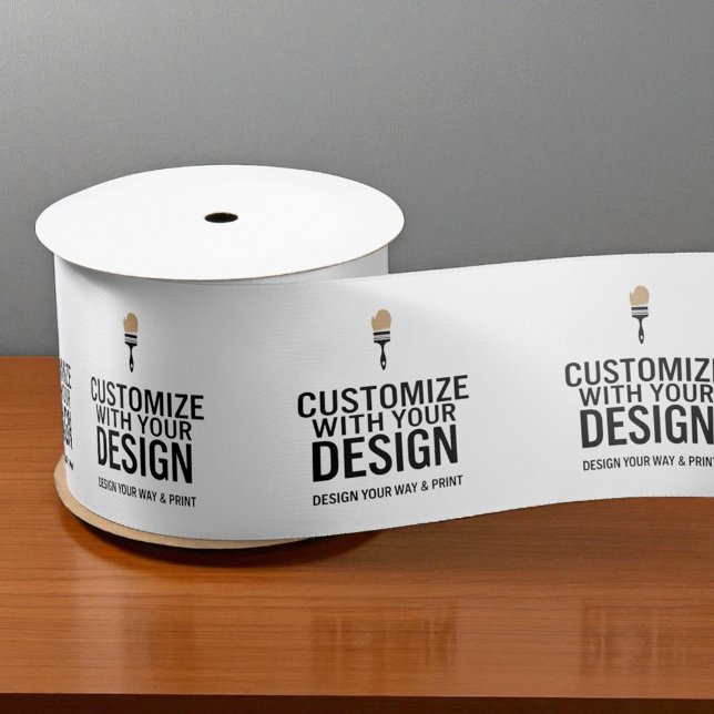 Small Business Custom Personalized Company  Satin Ribbon (Creator Uploaded)