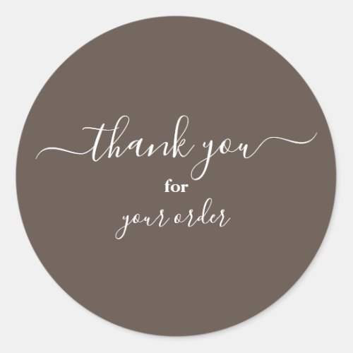 Small Business Customer Thank You Classic Round St Classic Round Sticker