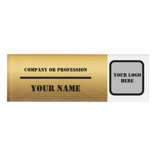 small business employee name badge (Front)