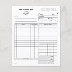 Small Business Invoice