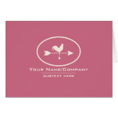 Small Business Ivory Weathervane (Front Horizontal)