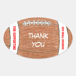 Small business label - football