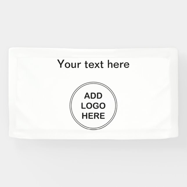 Small Business Logo Banner Custom Template (Horizontal)