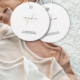 Small Business Logo Packaging Company Branded Favor Tags