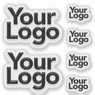 Small Business Logo Promotional Brand Marketing Sticker