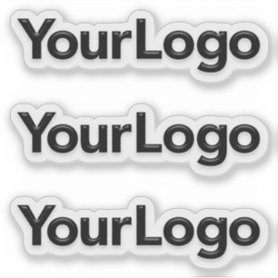 Small Business Logo Promotional Brand Marketing Sticker