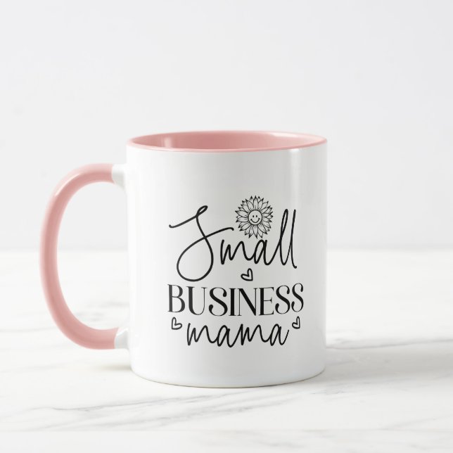 Small Business Mama funny Mug (Left)