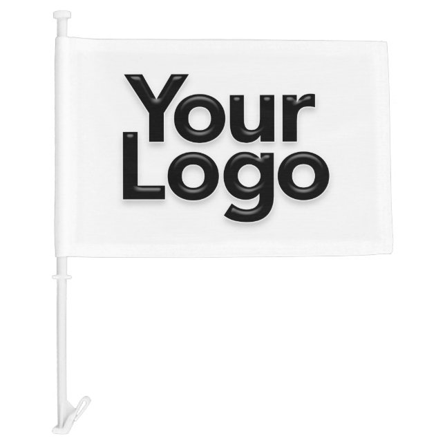 Small Business Owner Logo Promotional Marketing Car Flag (Front)