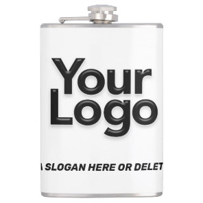 Small Business Owner Logo Promotional Marketing Flask