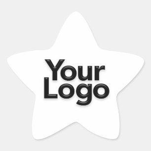 Small Business Owner Logo Promotional Marketing Star Sticker