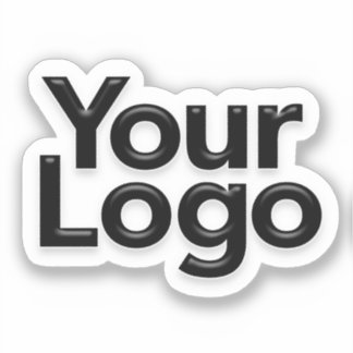 Small Business Owner Logo Promotional Marketing Sticker