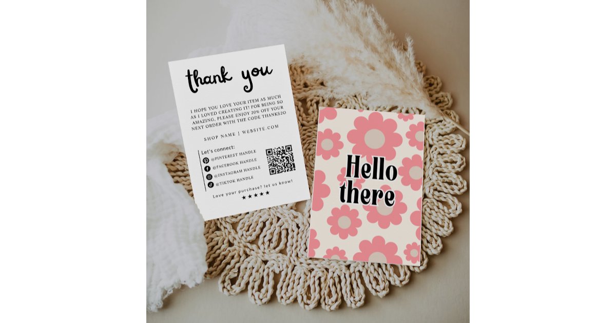 Small Business Package Insert Card | Zazzle