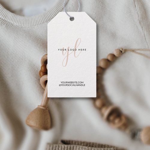 Small Business Packaging Company Logo Branded Gift Tags
