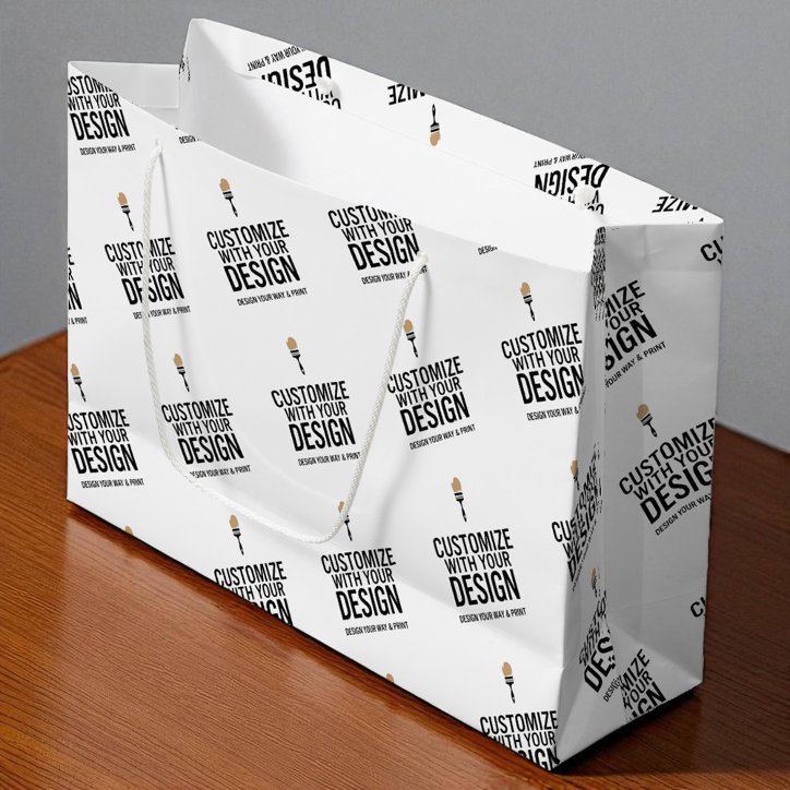 Small Business Personalized Company Branded Large Gift Bag
