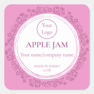 Small Business Product Label Custom Jam Jelly