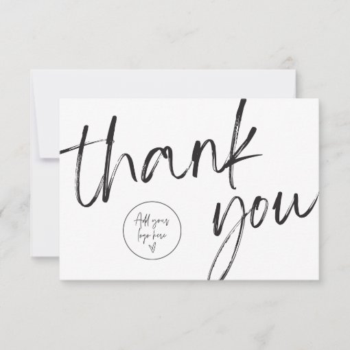 Small Business Product Thank You Branding Card | Zazzle