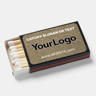 Small Business Promotional Corporate Company Logo Matchboxes