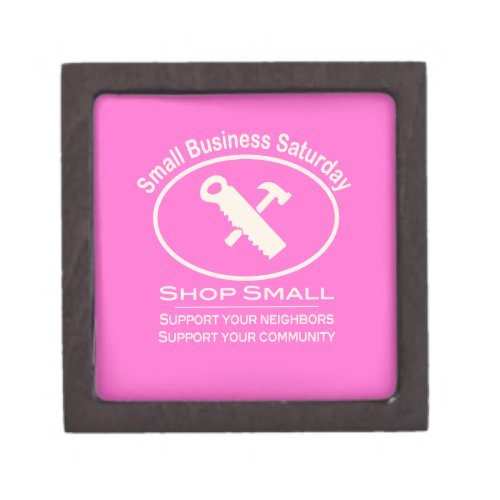 Small Business Saturday Hardware white Gift Box