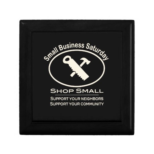 Small Business Saturday Hardware white Gift Box