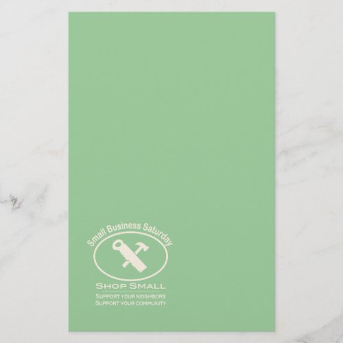 Small Business Saturday Hardware white Stationery