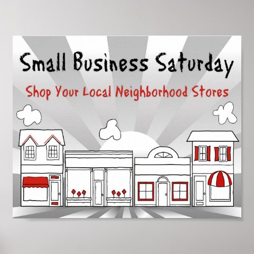 Small Business Saturday  Poster