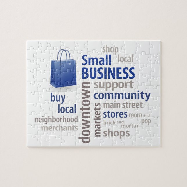 Small Business Shopping Bag Jigsaw Puzzle (Horizontal)