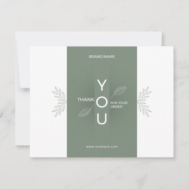 Small Business Thank You Card (Front)