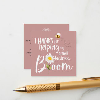 Small Business Thank You Card 