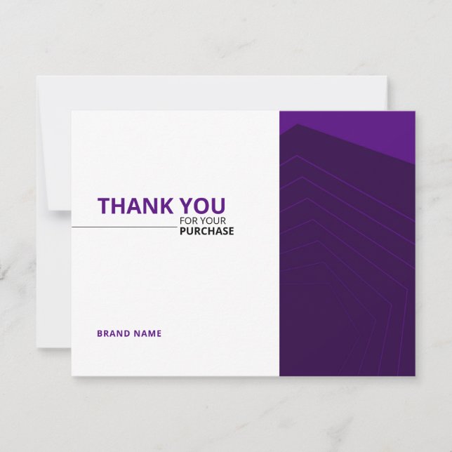 Small Business Thank You Card (Front)