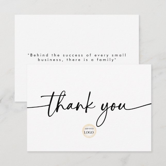 Small Business Thank You Card (Front/Back)