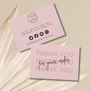 Small Business Thank You Card For Customer