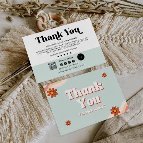 Small Business Thank You Card Printable