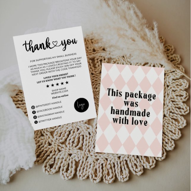 Small Business Thank You Card Printable (Creator Uploaded)