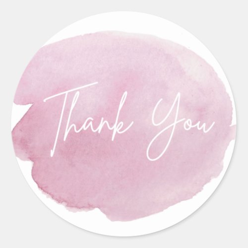 Small Business Thank You Card Sticker
