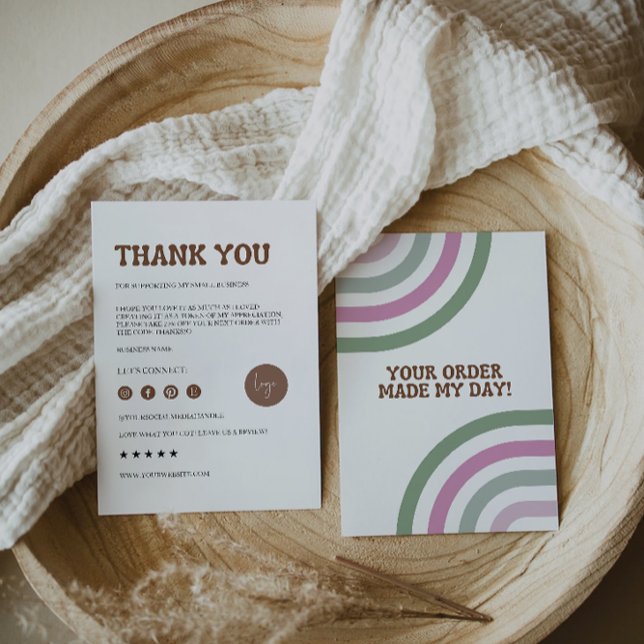 Small Business Thank You Card template (Small Business Thank You Card template)