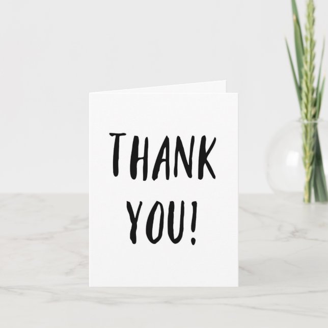 Small Business Thank You Cards for Customers (Front)
