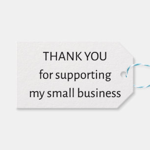 Small Business Thank You Gift Tag Packaging Tag