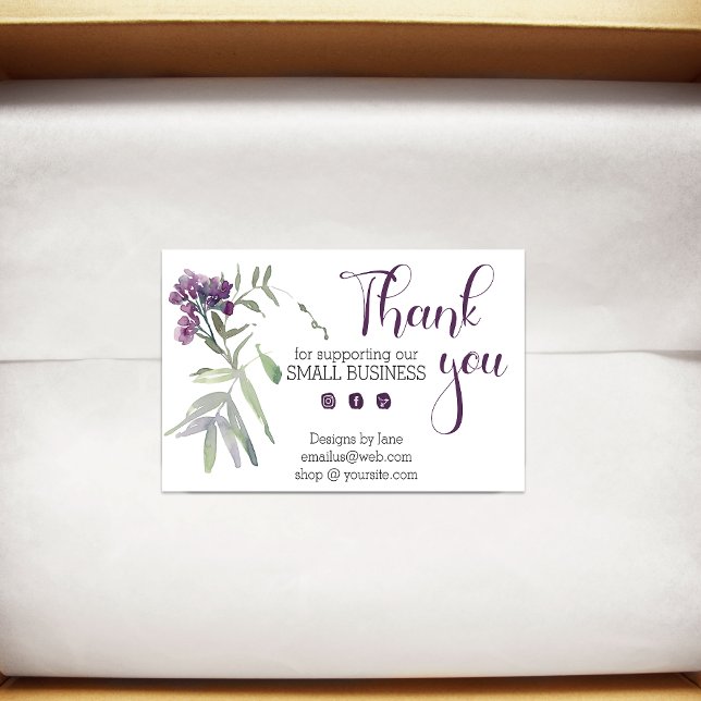 Small Business Thank You Logo Customized Sticker (Creator Uploaded)