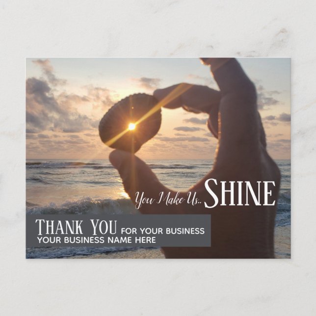 Small Business Thank You Postcard (Front)