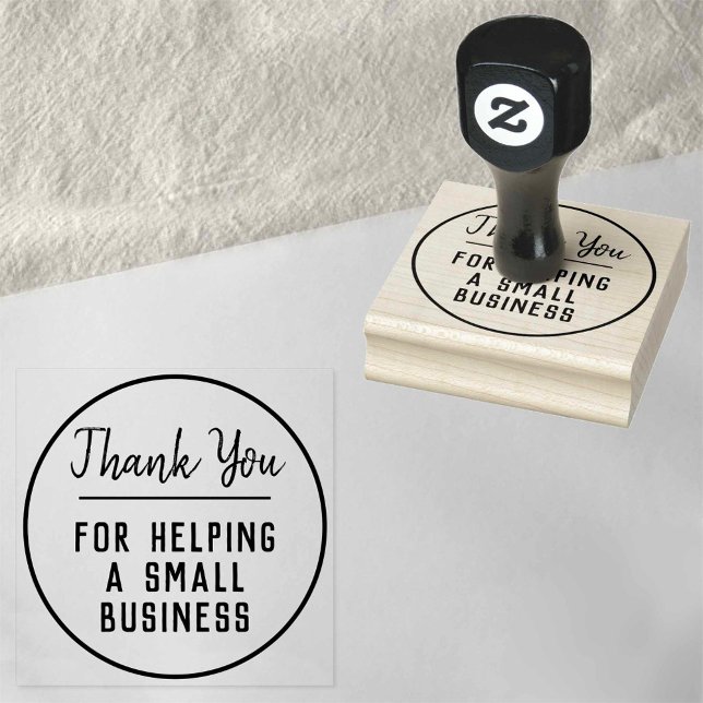 Small Business Thank You Rubber Stamp (Creator Uploaded)