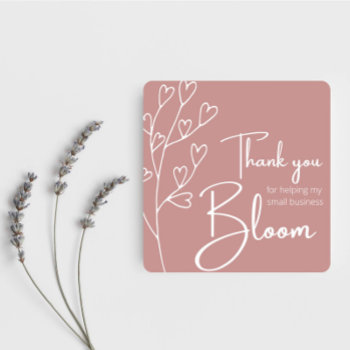 Small Business Thank You Stickers by AwakenLoveCreations at Zazzle
