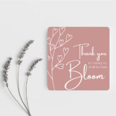 Small Business Thank You Stickers at Zazzle