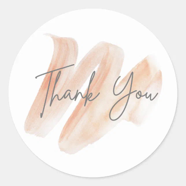 Small Business Thank You Stickers | Zazzle