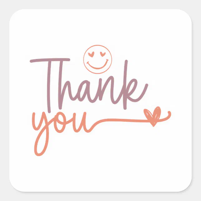 Small Business Thank You Stickers | Zazzle