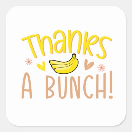Small Business Thanks A Bunch Stickers